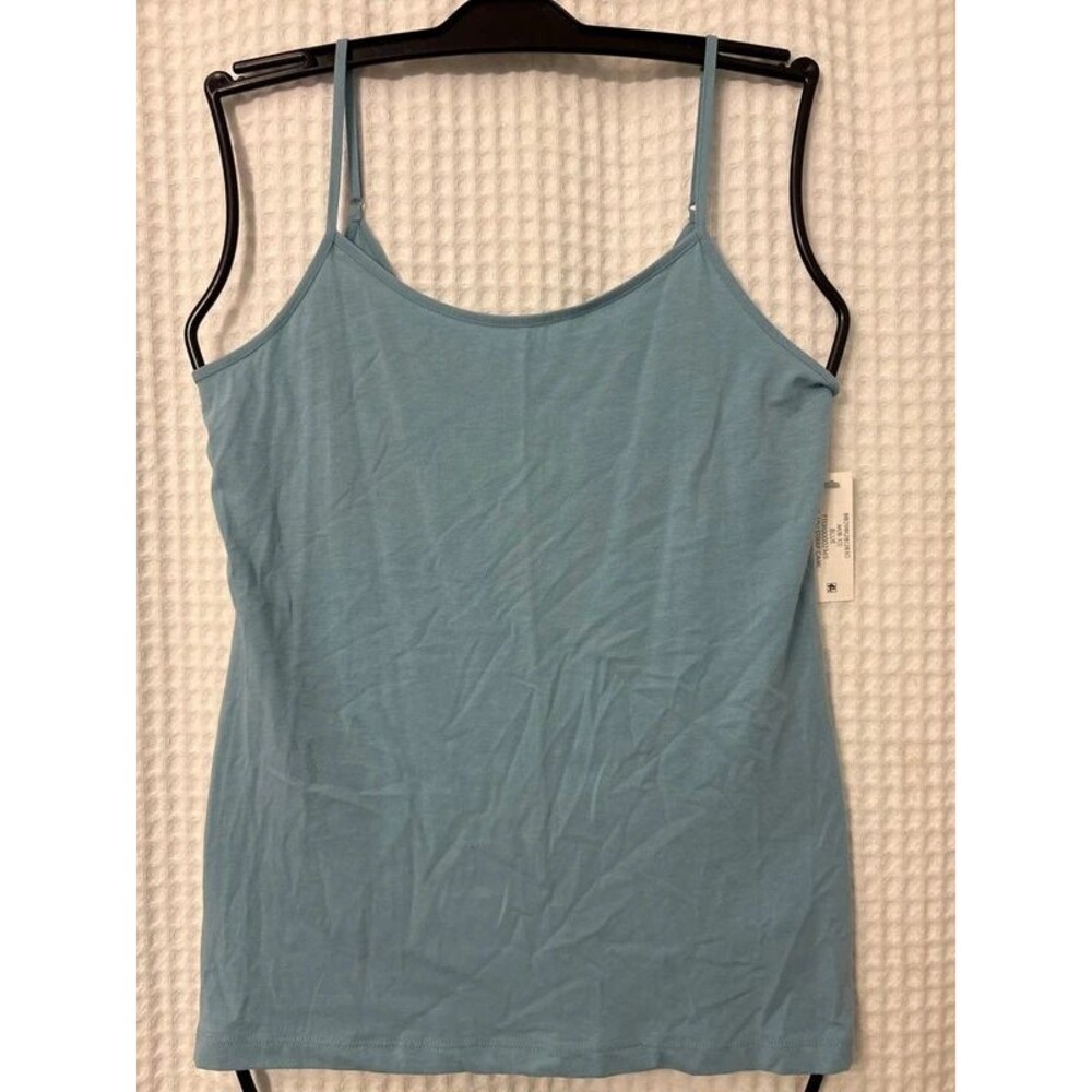 Time and Tru Adjustable Strap Cami Blue Size M